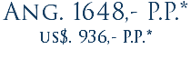 Ang. 1648,- P.P.* us$. 936,- P.P.*